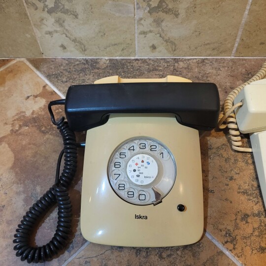 Image of Vintage Iskra Yugoslavia Rotary Telephone
