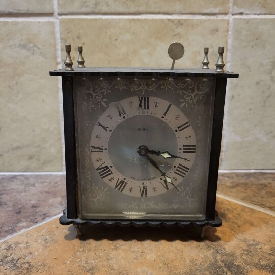 Image of Vintage Insa bell alarm clock made in Yugoslavia