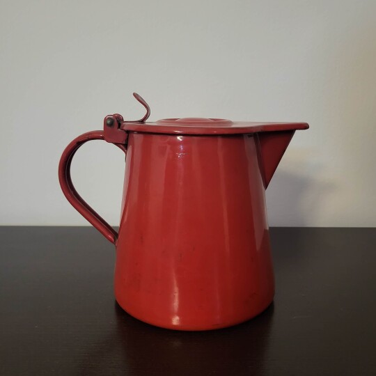 Image of Vintage Coffee and Tea POT Enamelware