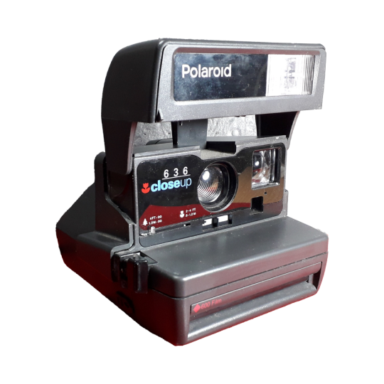 Image of Polaroid Photo Camera Close Up 636