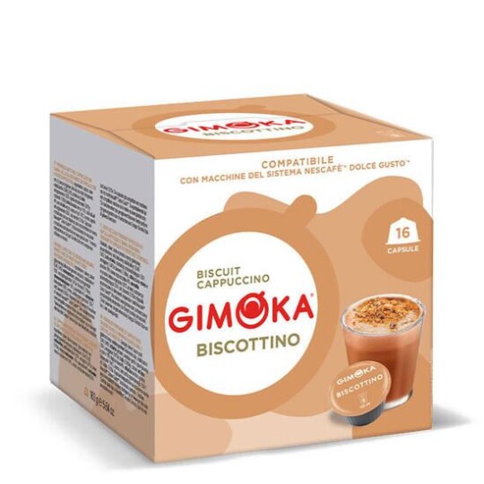 Image of КАПСУЛИ GIMOKA BISCOTTINO DOLCE GUSTO 1/16