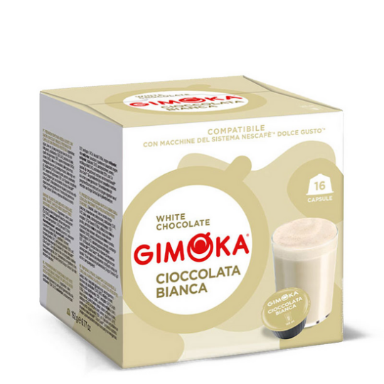 Image of КАПСУЛИ GIMOKA Cioccolata Bianca DOLCE GUSTO 1/16