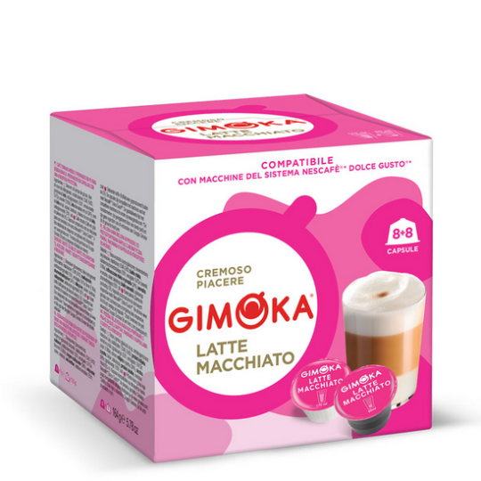 Image of КАПСУЛИ GIMOKA Latte Macchiato DOLCE GUSTO 1/16