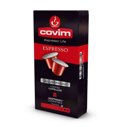 Image of КАПСУЛИ COVIM ALUMINIUM PRESSO 1/10 - nespresso