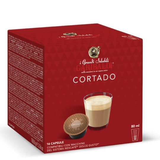 Image of КАПСУЛИ GARIBALDI CORTADO 1/16 – КОМПАТИБИЛНИ НА DOLCE GUSTO