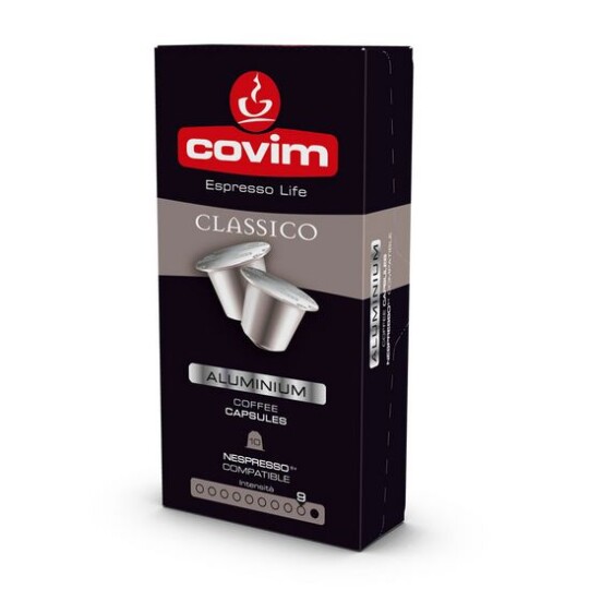 Image of КАПСУЛИ COVIM ALUMINIUM CLASICO 1/10 - nespresso