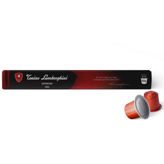 Image of КАПСУЛИ LAMBORGINI RED -nespresso 1/10
