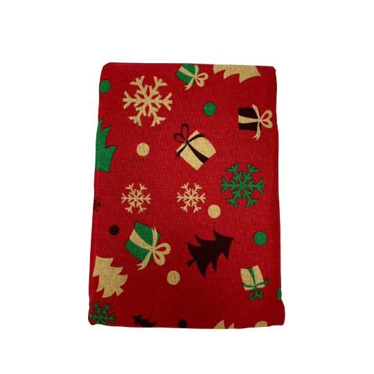 Image of Новогодишен ленен чаршаф Поклонче