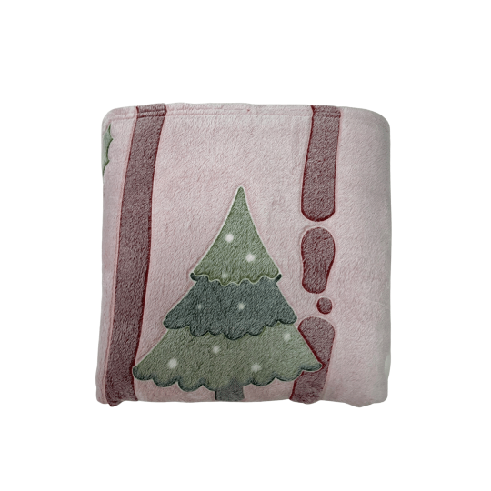 Image of Новогодишно плишано ќебе Розе