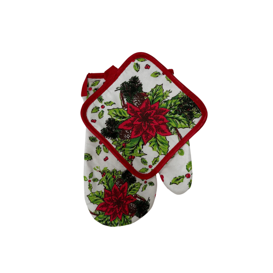 Image of Новогодишен сет ракавица и подметач 3