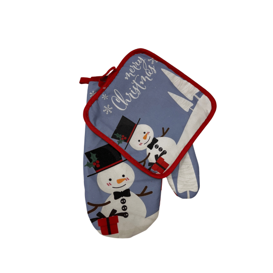 Image of Новогодишен сет ракавица и подметач 5