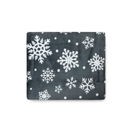 Image of Новогодишно ќебе Темно сиво