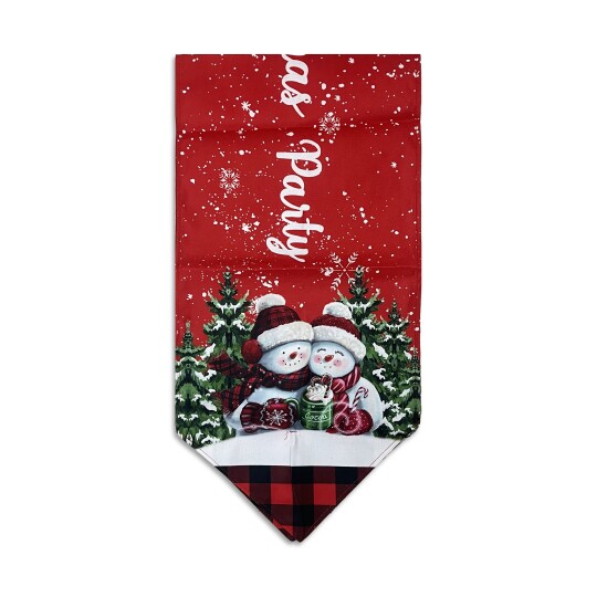 Image of Новогодишен принт ранер Снешковци