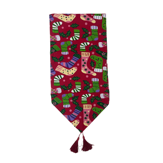 Image of Новогодишен ленен ранер Чизмичка