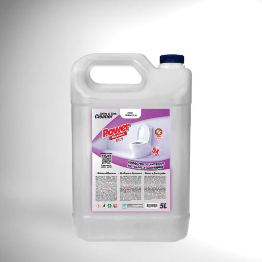 Image of Power Cleaning А10 концентиран алкален детергент за чистење, одмастување и дезинфекција на сите типови површини на база на активен хлор. 5 литри