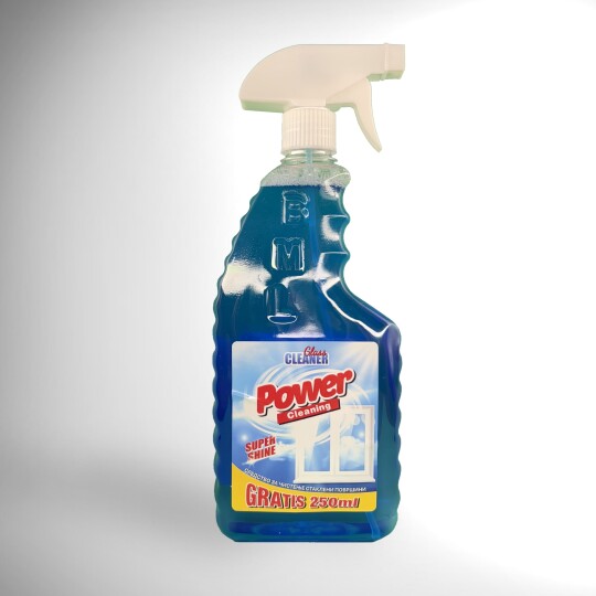 Image of Power Cleaning Brilijant - средство за чистење на стаклени површини, огледала и прозори. 1 литар