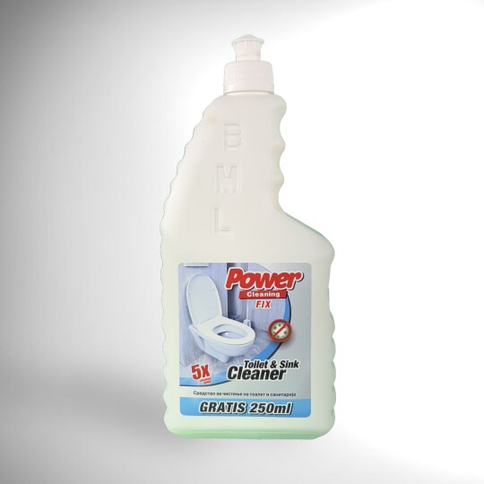 Image of Power Cleaning Fix средство за чистење тоалет и санитарија. 1 литар