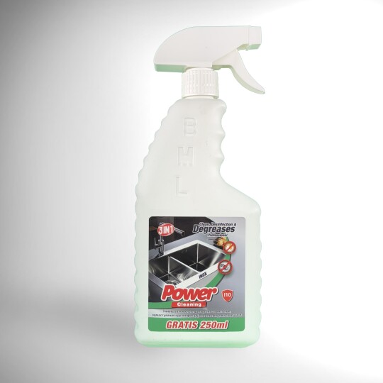 Image of Power Cleaning I10 професионален концентриран детергент за чистење, одмастување и дезинфекција на сите видови површини. 1 литар