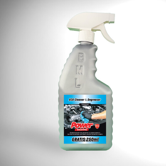 Image of Power Cleaning R10 Професионален еко детергент за одмастување и чистење на мотори, цистерни наслаги од масло и нафта. 1 литар
