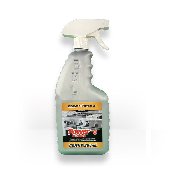 Image of Power Cleaning T8 професионален концентриран детергент за чистење и одмастување на плотни, скари, печки, релни. 1 литар