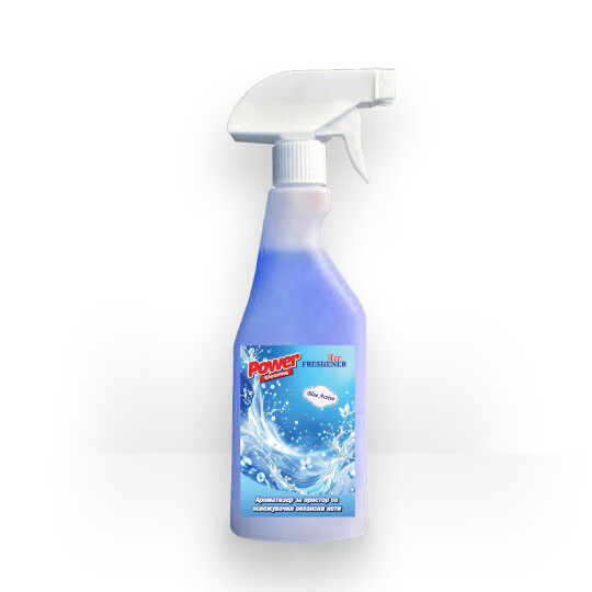 Image of Power Cleaning AIR Freshener Blue Active Ароматизаер за простор со мирис на океански ноти. 500ml
