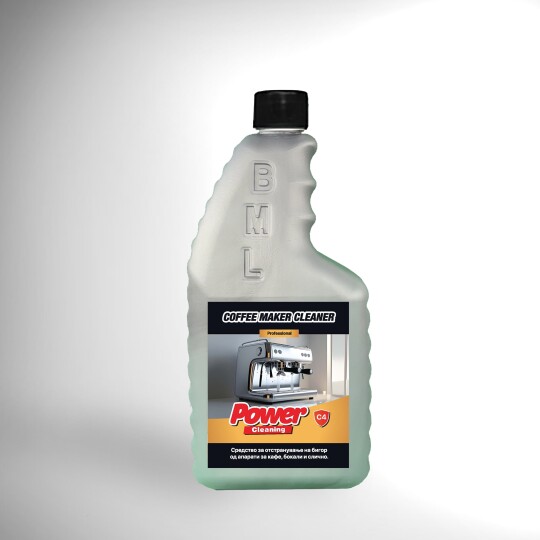 Image of Power Cleaning C4 средство за чистење бигор од апарати за кафе и бокали.. 1 литар