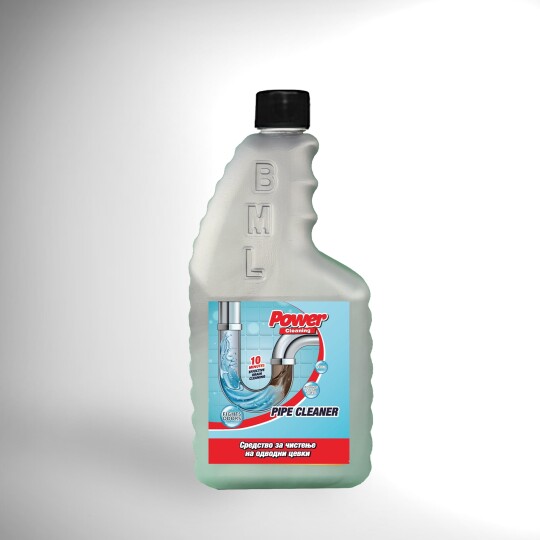 Image of Power Cleaning Pipe Cleaner концентриран детергент за одзатнување на одводи.  1 литар