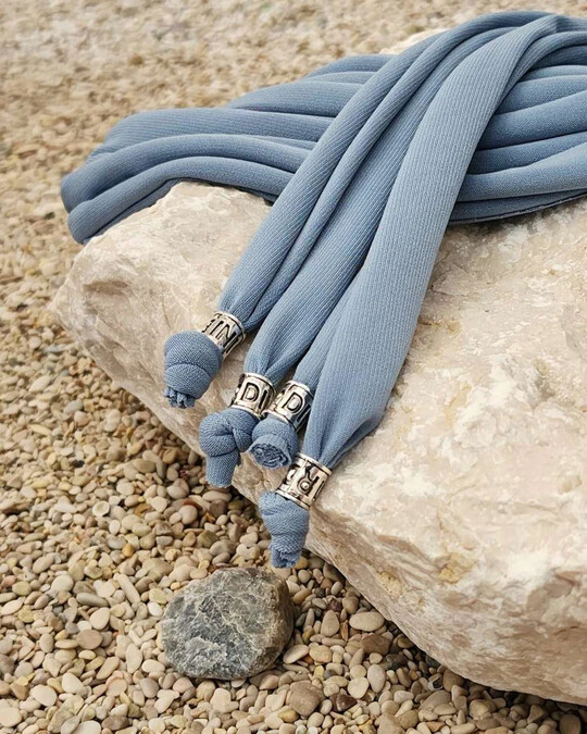 Image  of Dusty Blue | Long Laces